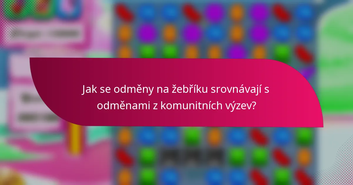 Jak se odměny na žebříku srovnávají s odměnami z komunitních výzev?