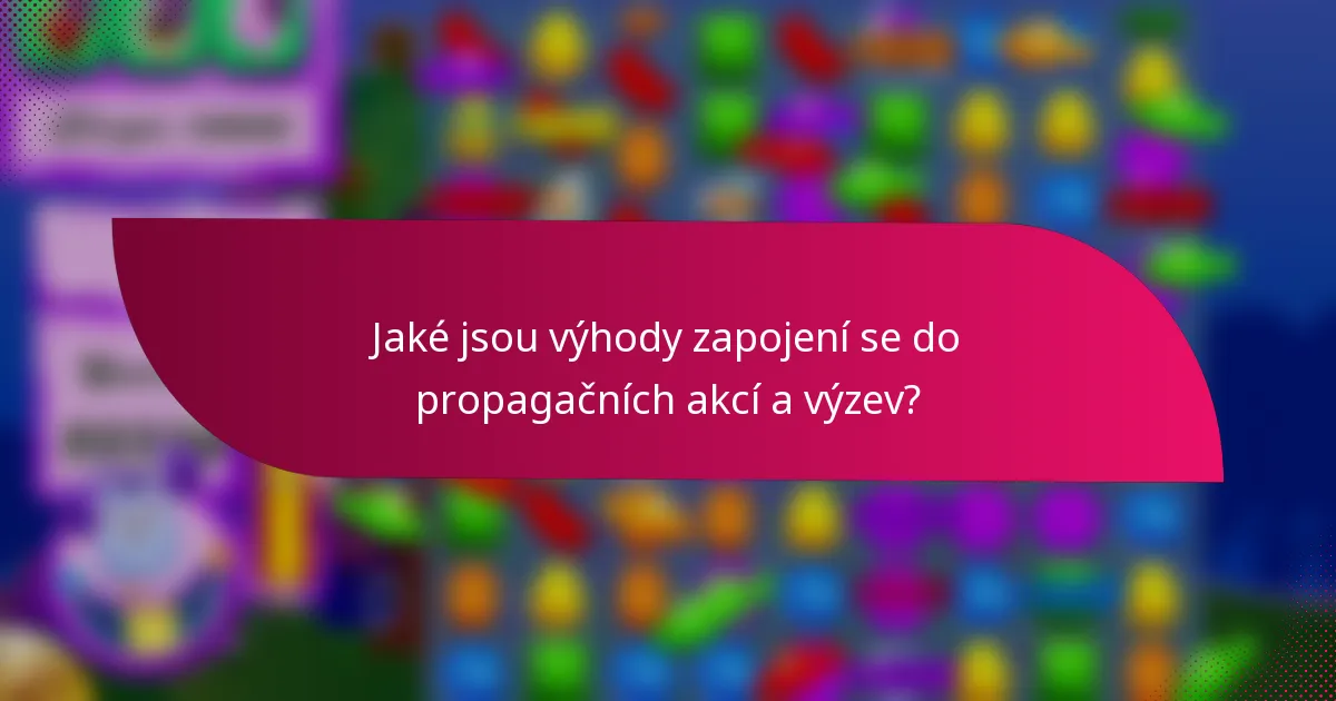 Jaké jsou výhody zapojení se do propagačních akcí a výzev?